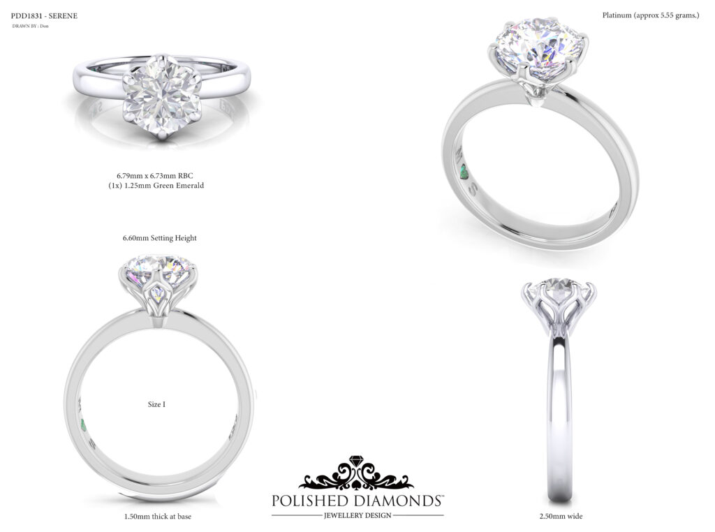 Classic Diamond Engagement Ring