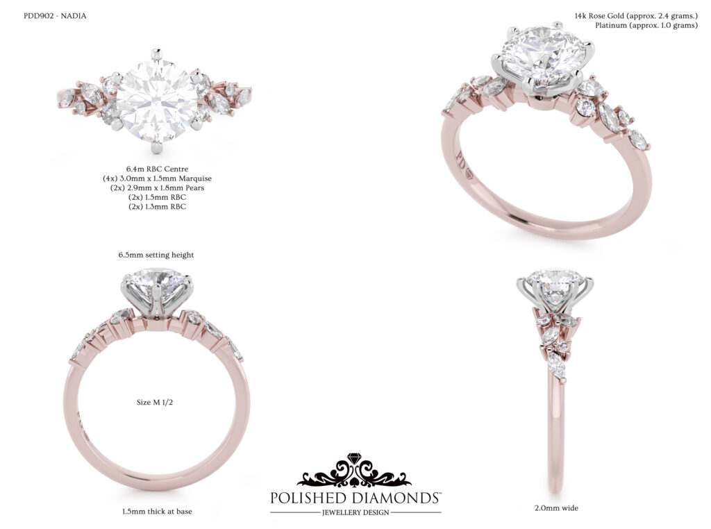 Rose Gold Diamond Ring