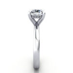 Cushion Diamond Ring Platinum RS51 SV