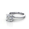 Cushion Diamond Ring White Gold RS51 LF