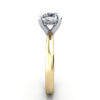 Cushion Diamond Ring Yellow Gold RS51 SV