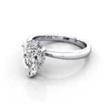 Pear Diamond Ring Platinum RS51 LF