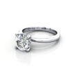 Round Brilliant Diamond Ring Platinum RS51 LF Round Brilliant Diamond Ring Platinum RS51 LF
