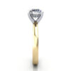 Round Brilliant Diamond Ring Yellow Gold RS51 SV