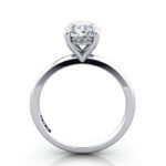 Oval Diamond Ring Platinum RS51 TF Oval Diamond Ring Platinum RS51 TF