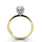 Oval Diamond Ring Yellow Gold RS51 TF Oval Diamond Ring Yellow Gold RS51 TF