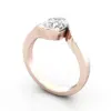Diamond Ring RS24 Rose Gold 3D