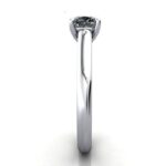 Solitaire Diamond Ring RS35 White Gold Cushion SV Solitaire Diamond Ring RS35 White Gold Cushion SV