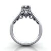 Solitaire Diamond Ring RS35 White Gold Cushion TF