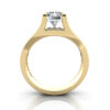 Radiant Cut Diamond Ring with Accents RSA12 Yellow Gold TF
