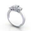 Thumb Trilogy Diamond Ring RT13 Platinum 3D