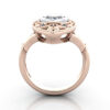 Marquise Cut Vintage Diamond Ring Rose Gold RV5 TF Marquise Cut Vintage Diamond Ring Rose Gold RV5 TF