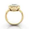 Marquise Cut Vintage Diamond Ring Yellow Gold RV5 TF
