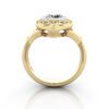 Round Brilliant Vintage Diamond Ring Yellow Gold RV5 TF