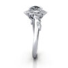 Cushion Cut Vintage Diamond Ring Platinum RV6 SV Cushion Cut Vintage Diamond Ring Platinum RV6 SV