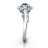 Round Brilliant Vintage Diamond Ring Platinum RV6 SV
