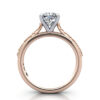 Cushion Cut Vintage Diamond Ring Rose Gold RV2 TF Cushion Cut Vintage Diamond Ring Rose Gold RV2 TF