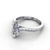 Marquise Cut Vintage Diamond Ring White Gold RV2 LF Marquise Cut Vintage Diamond Ring White Gold RV2 LF