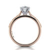 Oval Cut Vintage Diamond Ring Rose Gold RV2 TF Oval Cut Vintage Diamond Ring Rose Gold RV2 TF