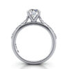 Round Brilliant Vintage Diamond Ring Platinum RV2 TF