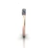 Round Brilliant Anniversary Diamond Ring Rose Gold RA1 SV