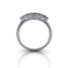 Round Brilliant Anniversary Diamond Ring White Gold RA1 TF