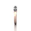Round Brilliant Anniversary Diamond Ring Rose Gold RA2 SV