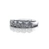 Round Brilliant Anniversary Diamond Ring White Gold RA2 LF