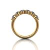 Round Brilliant Anniversary Diamond Ring Yellow Gold RA2 TF
