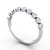 Thumb Round Brilliant Anniversary Diamond Ring Platinum RA4 3D