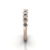Round Brilliant Anniversary Diamond Ring Rose Gold RA4 SV
