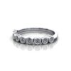 Round Brilliant Anniversary Diamond Ring White Gold RA4 LF