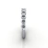Round Brilliant Anniversary Diamond Ring White Gold RA4 SV