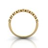 Round Brilliant Anniversary Diamond Ring Yellow Gold RA4 TF