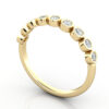 Thumb Round Brilliant Anniversary Diamond Ring Yellow Gold RA4 3D