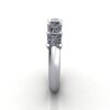 Princess Cut Anniversary Diamond Ring Platinum RA5 SV