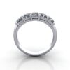 Princess Cut Anniversary Diamond Ring White Gold RA5 TF