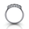 Round Brilliant Anniversary Diamond Ring White Gold RA6 TF