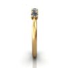 Round Brilliant Anniversary Diamond Ring Yellow Gold RA6 SV