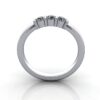Round Brilliant Anniversary Diamond Ring Platinum RA7 TF