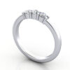 Thumb Round Brilliant Anniversary Diamond Ring Platinum RA7 3D