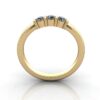 Round Brilliant Anniversary Diamond Ring Yellow Gold RA7 TF