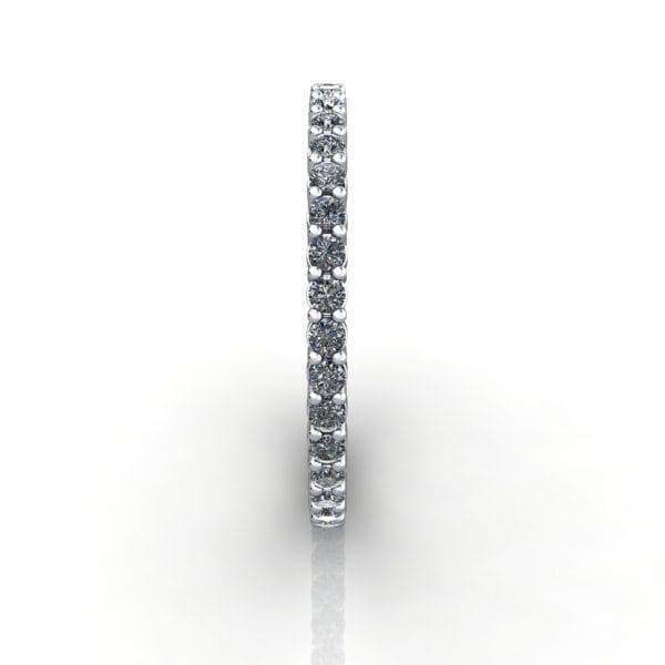Round Brilliant Eternity Diamond Ring Platinum 0.50ct RE1 SV