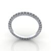 Round Brilliant Eternity Diamond Ring Platinum 0.50ct RE1 TF