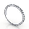 Thumb Round Brilliant Eternity Diamond Ring Platinum 0.50ct RE1 3D