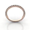 Round Brilliant Eternity Diamond Ring Rose Gold 0.50ct RE1 TF