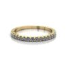 Round Brilliant Eternity Diamond Ring Yellow Gold 0.50ct RE1 LF