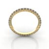 Round Brilliant Eternity Diamond Ring Yellow Gold 0.50ct RE1 TF