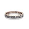 Round Brilliant Eternity Diamond Ring Rose Gold 1.00ct RE1 LF