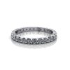 Round Brilliant Eternity Diamond Ring White Gold 1.00ct RE1 LF